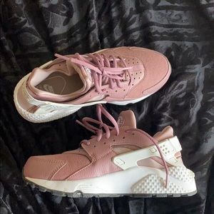 Pink Nike sneakers
